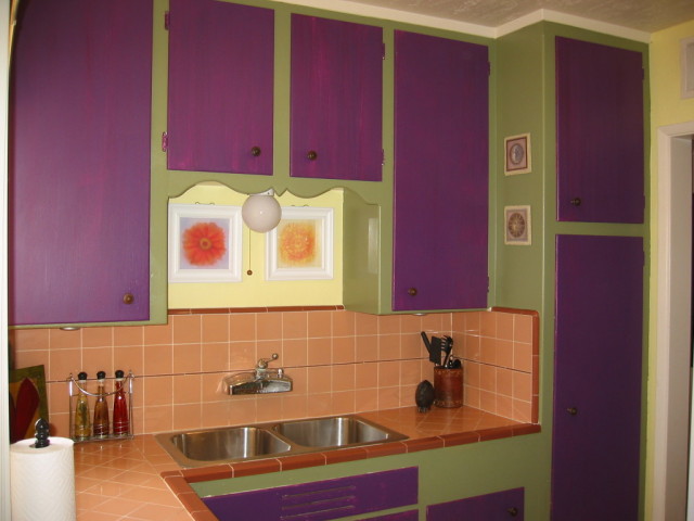 Cabinets for Kitchen: Purple Kitchen Cabinets Ideas
