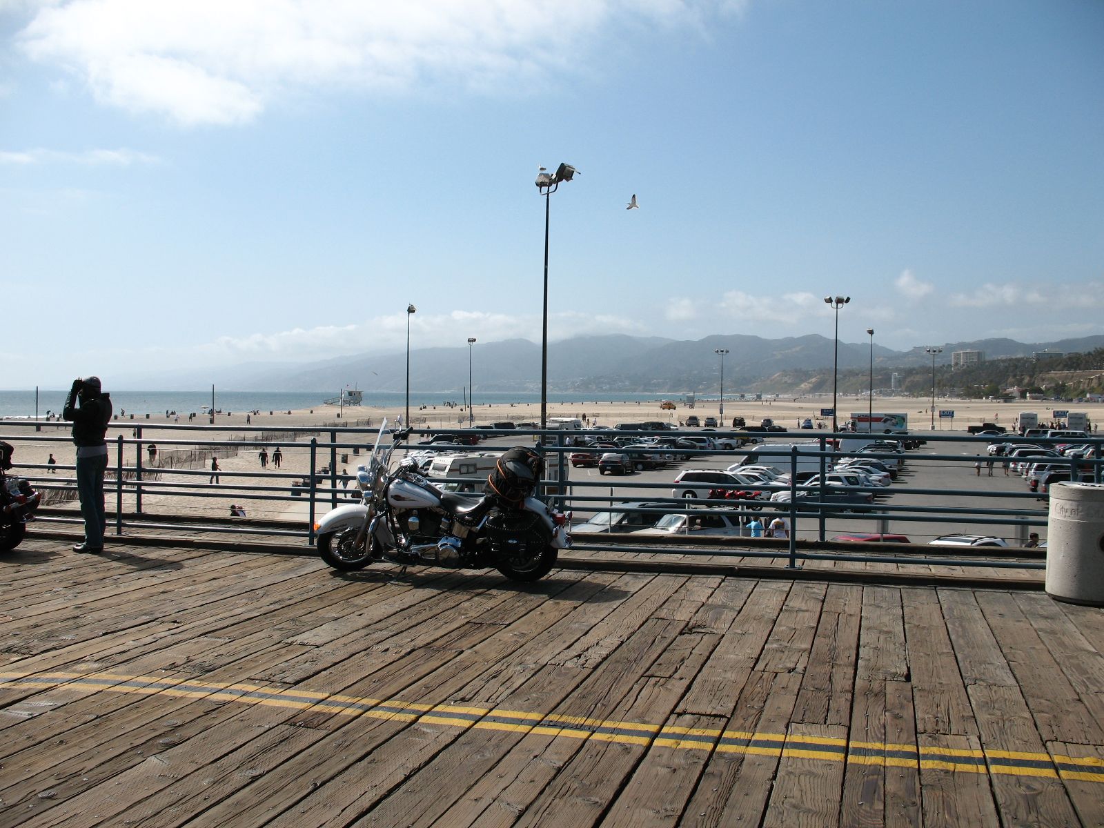 La to BigD Motorcycle Adventure Santa Monica Pier 4/23/10