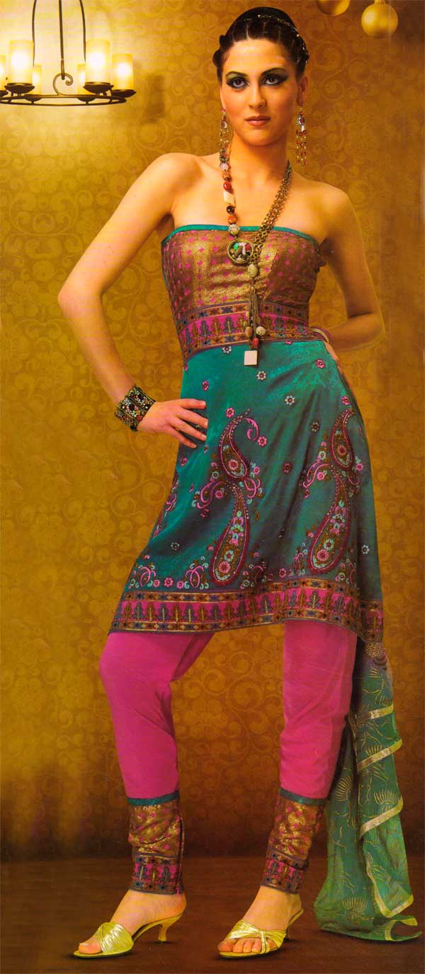 Embroidery Salwar Kameez - Party Wear ~ Ladies Fashion Style