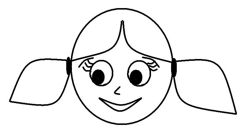 Desenhos para Colorir: Desenho de Menina para meninas, desenhos