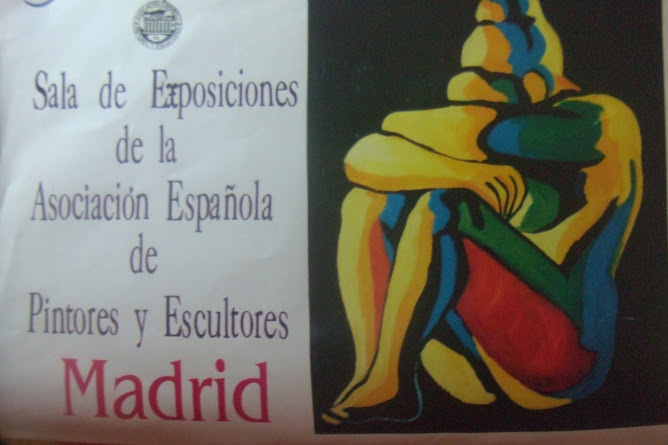 PORTADA CATALOGO EXPOSICION INDIVIDUAL EN LA ASOCIACION ESPAÑOLA DE PINTORES Y ESCULTORES-MADRID