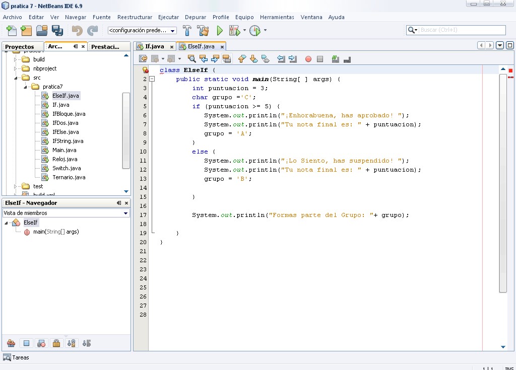 Vacil Mio y Bayuncadas: Uso de Condicionales en Java ( IF y Case )