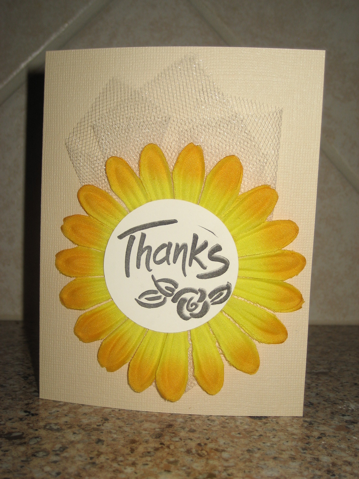 This n That Projects Dollar Store Thank You Card