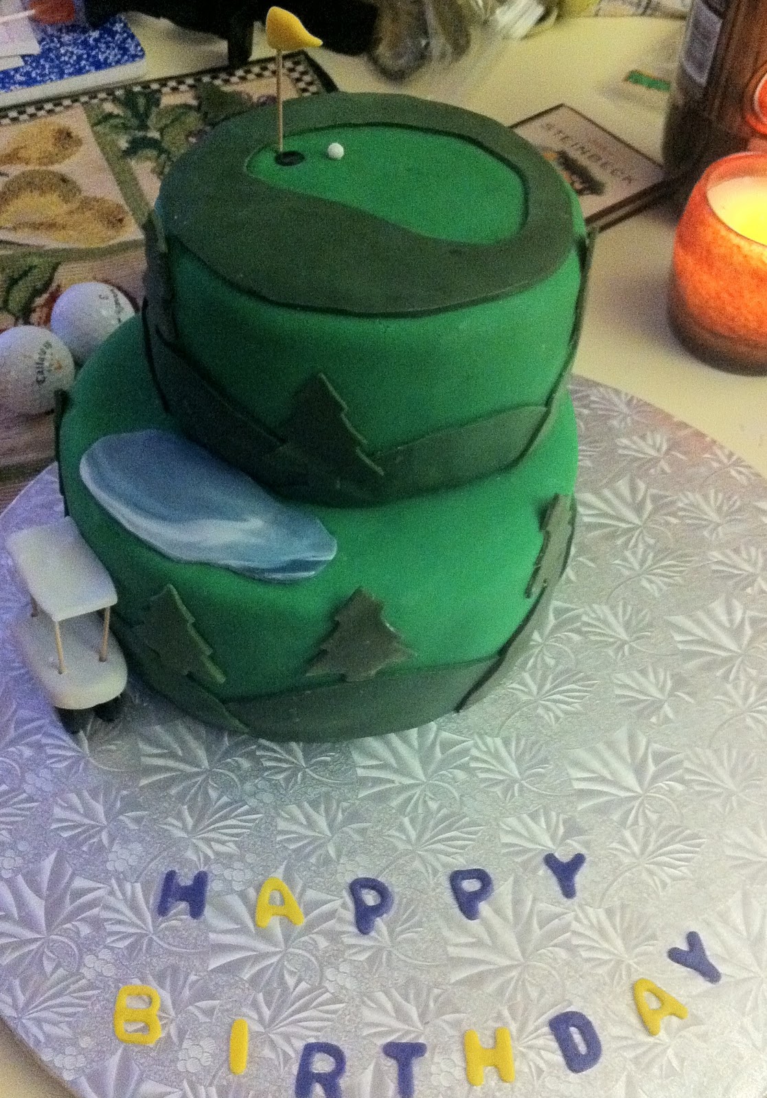 La Mia Bella Bakery Golf course cake