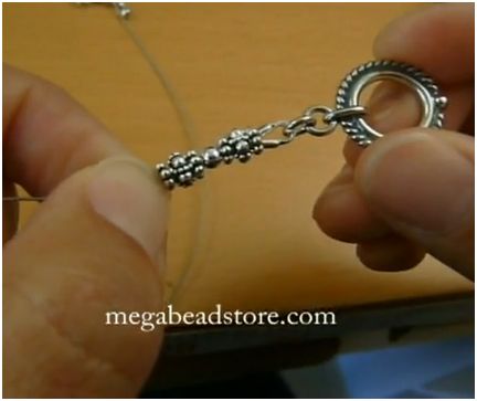Basics to making jewellery - how to use a crimp cover. They are used to  cover up a crimp for a more polished look…