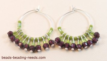 How To Make Hoop Earrings Tutorials The Beading Gem S Journal