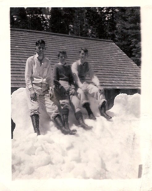 Ken and his brothers at Lake Tahoe