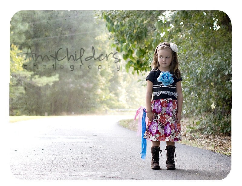 Vintage Lucy's Boutique clothing brand Lacey bloom dress