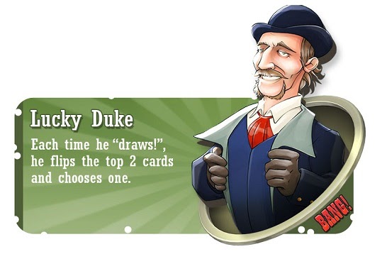 Character Guide: Lucky Duke | The BANG! Card Game Blog