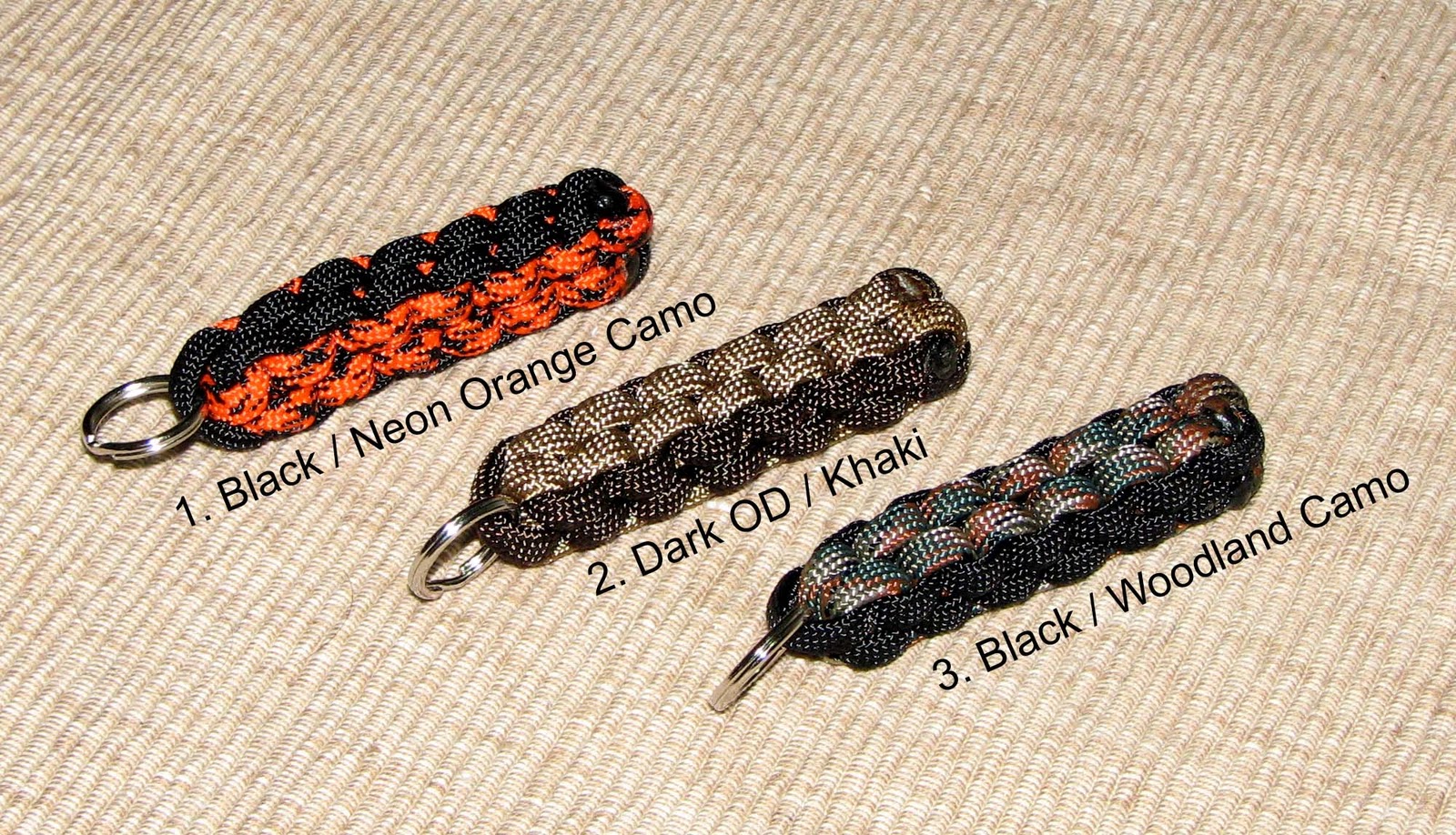 Handmade Paracord Lanyard, Bracelet, Keychain Handmade Paracord