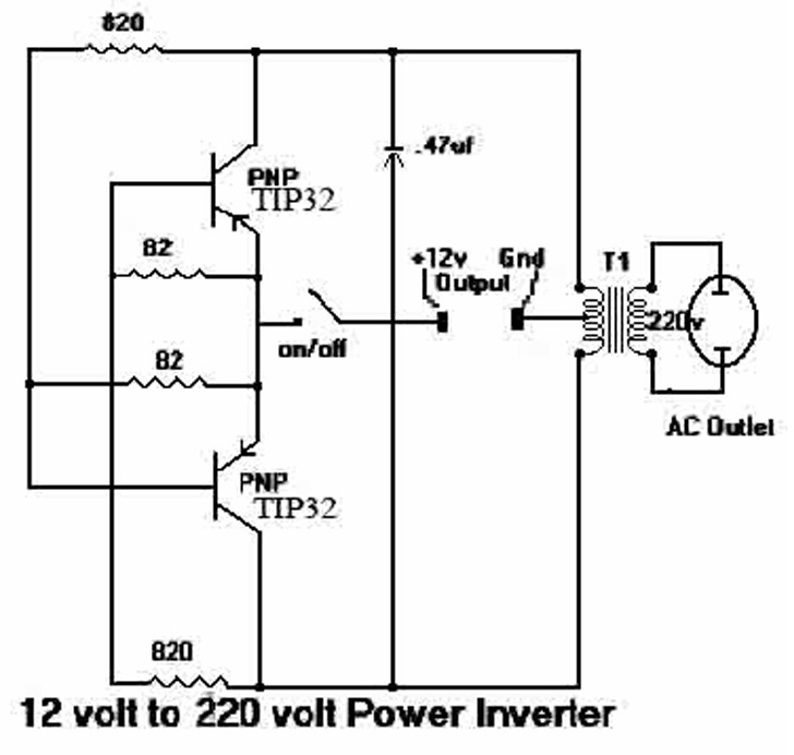 Rangkaian Elektronika Inverter Mini 12v To 220v Seder