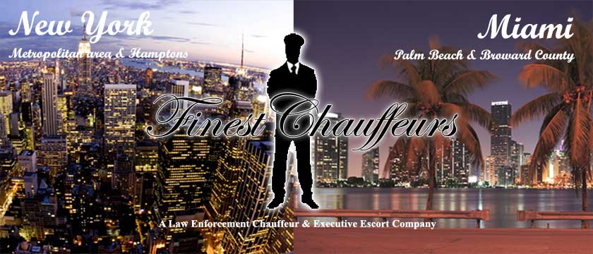 Visiting NYC, USA we provide law enforcement chauffeurs