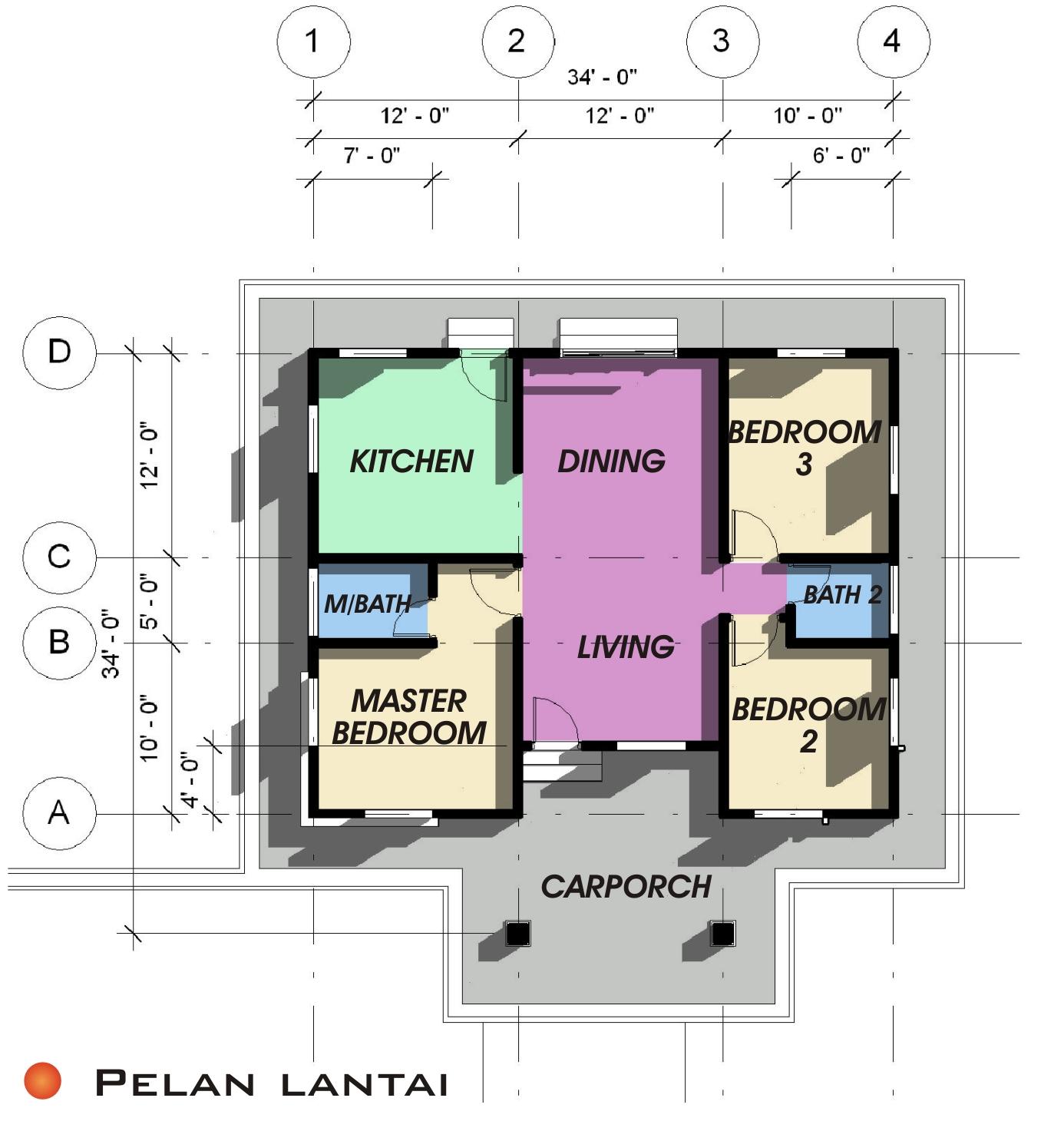 Baru 49+ Blueprint Rumah