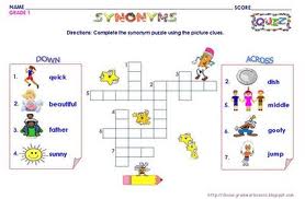 Education World: All about :Printable worksheets Synonym