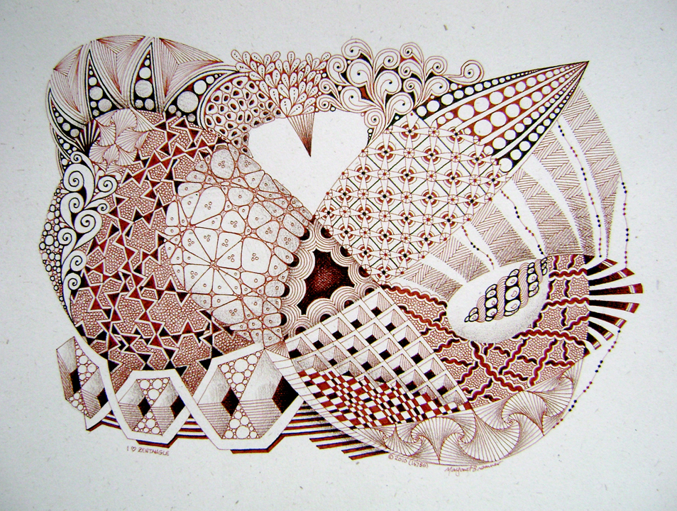 Zentangle: I ♥ Zentangle