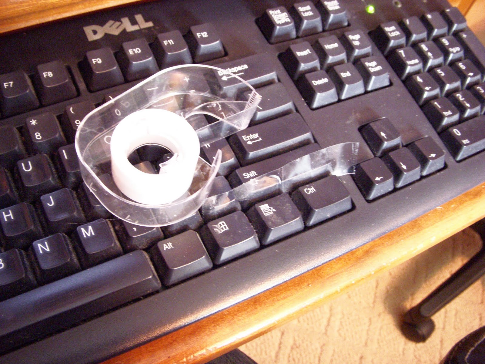 Hope Studios Why Don't You...Use Tape To Clean Between Computer Keys!