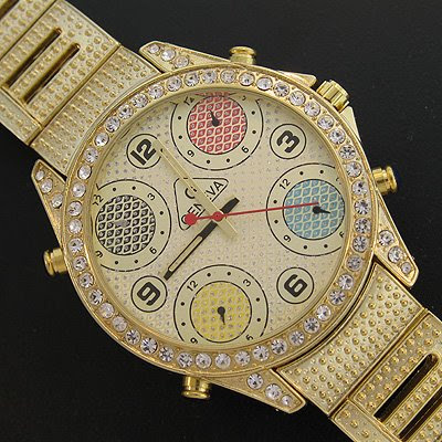 fossil watch iced out
