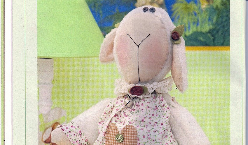 Ovelhinha Fofa com Moldes