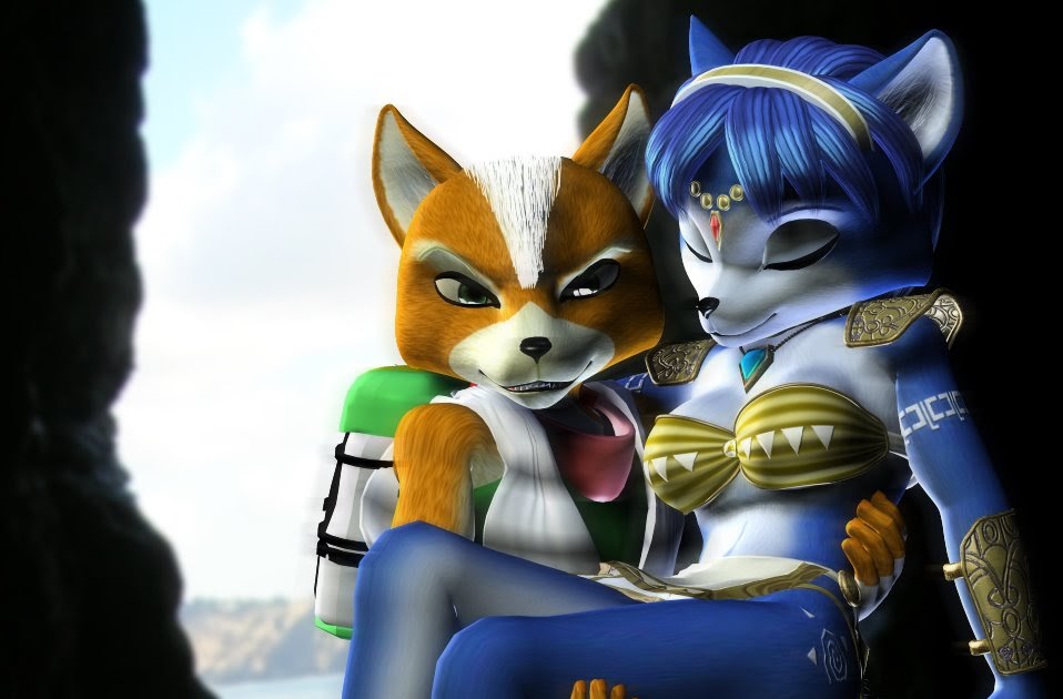 Starfox adventure: fox and krystal.