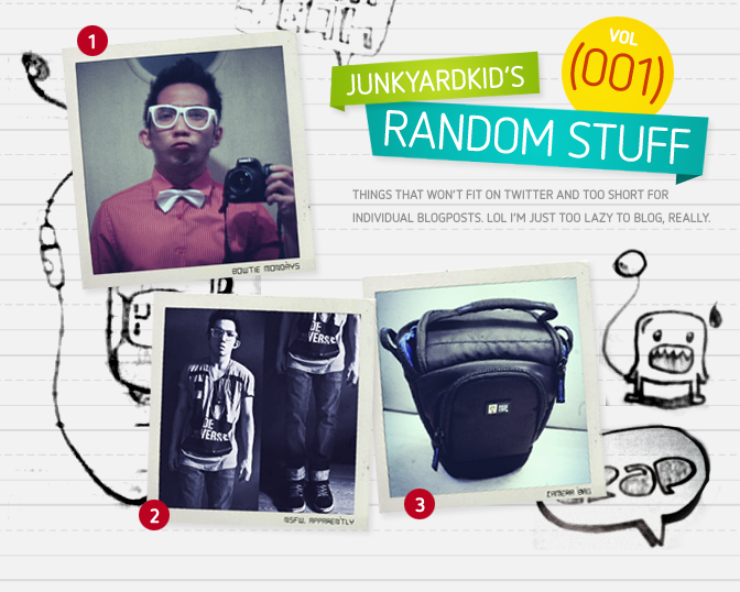 Let's watch the sky.: Random Stuff #001