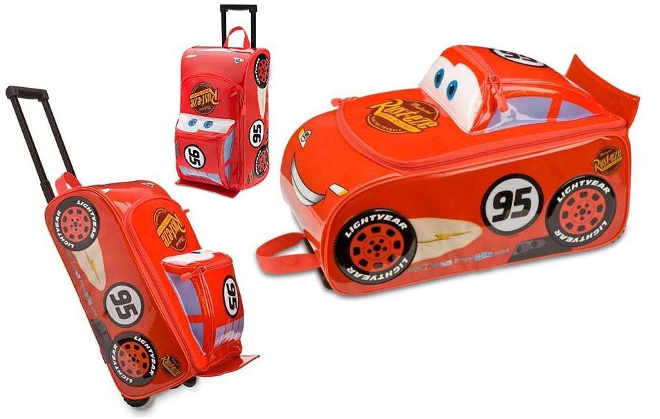 lightning mcqueen rolling suitcase