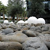 rocks with lights