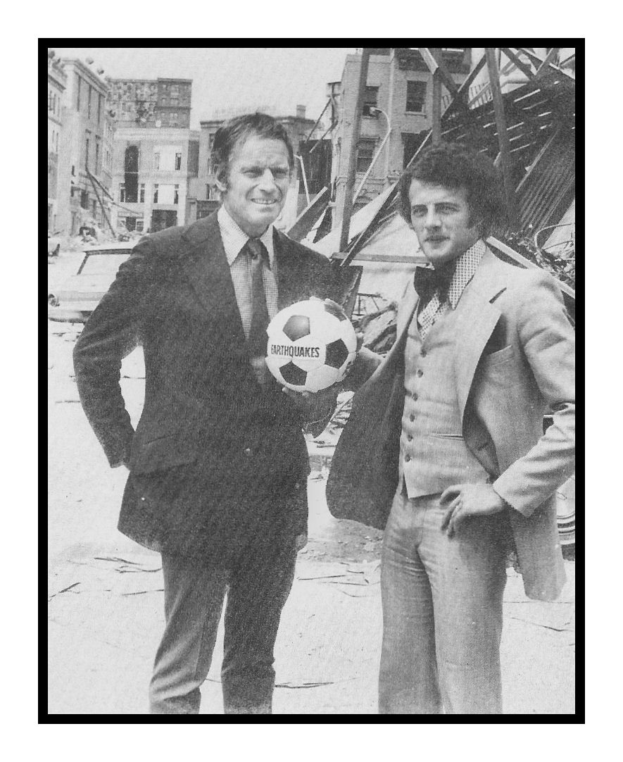 NORTH AMERICAN SOCCER LEAGUE PAUL CHILD AND... CHARLTON HESTON! 1975