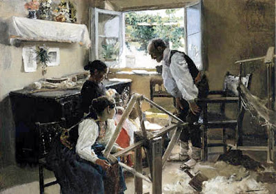 Familia segoviana el mamón, Joaquín Sorolla Bastida, Retratos de Joaquín Sorolla, Joaquín Sorolla y Bastida, Joaquín Sorolla, Pintor español, Retratista español, Pintores Valencianos,  El mamón