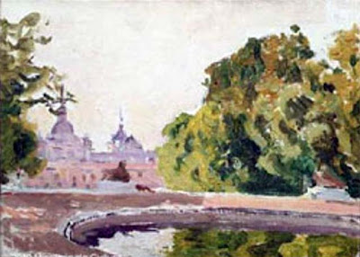 Palacio de la Granja Palacio de la Granja, Joaquín Sorolla y Bastida, Joaquín Sorolla, Paisajes de Joaquín Sorolla, Impresionismo Valenciano, Joaquín Sorolla Bastida