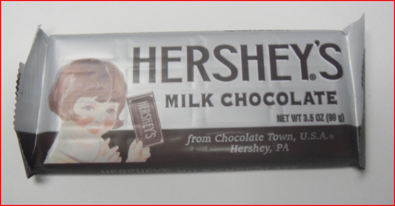 Great American Daily Candy Bar for a Year New Years Resolution: Hershey