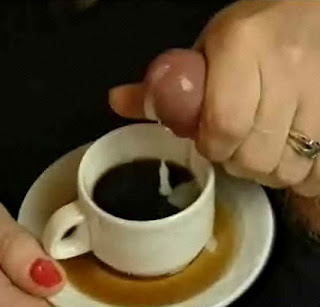 Cum in her coffee Cum in her coffee
