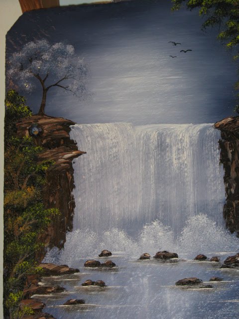 Purple Waterfall