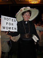 Joan as Mrs. Pankhurst