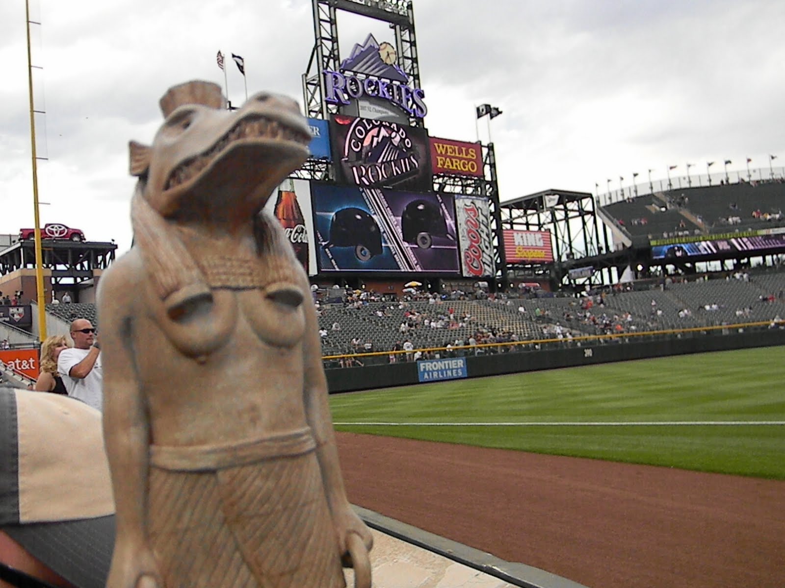 The Travels of The FourToed Statue July 3, 2009 Coors Field, Denver, CO
