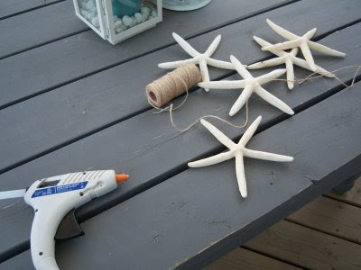 how to hang starfish