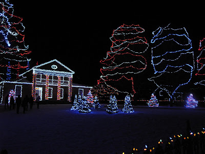 West Side Action: More Christmas Lights at Upper Canada Village