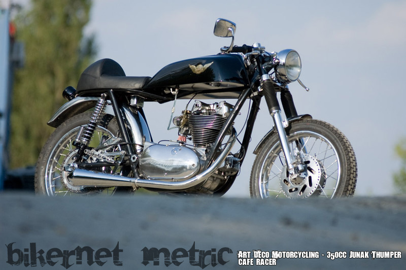 pannonia single cafe racer | art deco motorcycling