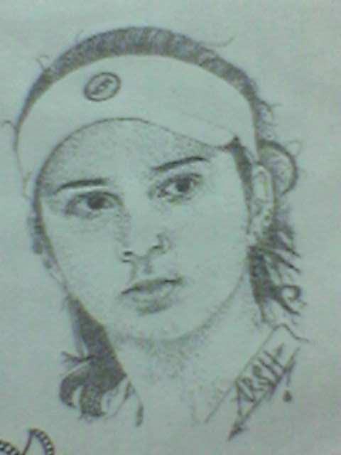 KkArts  Sania Mirza portrait How is it  saniamirza tenis art artist  artwork portrait pencilsketch kkarts4u  Facebook