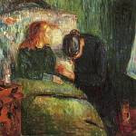 The Sick Child by Edvard Munch, fourth version color painting