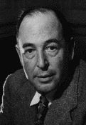 Clive Staples 'Jack' Lewis aka C S Lewis circa 1947 black and white photograph by Arthur Strong