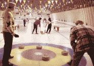 color photograph of Curling game