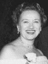 black and white photograph of Mollie Parnis circa 1951