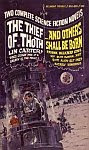 The front cover of 'The Thief of Thoth' by Lin Carter and '...and Others Shall be Born' by Frank Belknap Long.