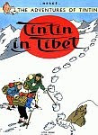 A color photo of the front cover of the 'Tintin in Tibet'.