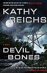 A color photo of the front cover of ‘Devil Bones’ by Kathy Reichs.