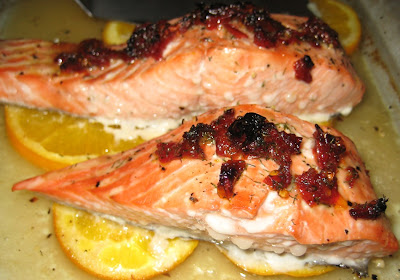 Biker Chickz Recipes: Baked Salmon w/Sundried Tomatoes