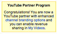 Youtube Partner Program Information
