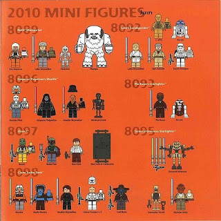 LEGO Star Wars 2010 Minifigure Poster