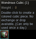 Wondrous Cubic