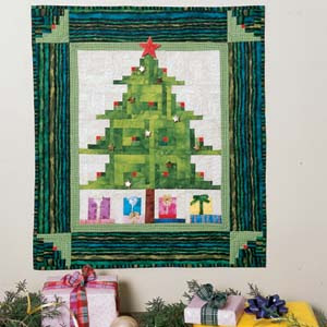 Christmas Patch Tree Skirt Quilt Pattern CMQ-109 (Christmas